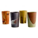 Set 4 Tazas porcelana 90ml