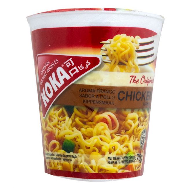 Macarrão instantâneo sabor frango (KOKA) 70g