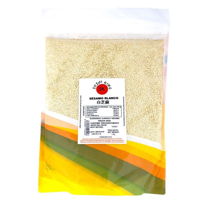 Semente de gergelim branco (SK) 1kg