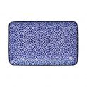PLATO.RECT.PORCO 21X13,5CM."ventilador azul"