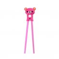 Bastão de aprendizagem 22cm."urso rosa.".