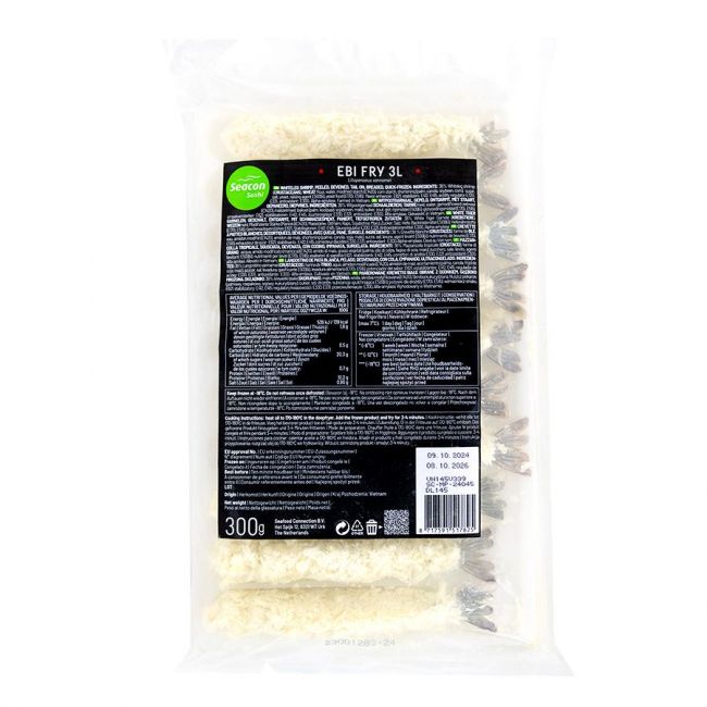 Camarão com panko 3L (10pcs) 300g (SEACON)