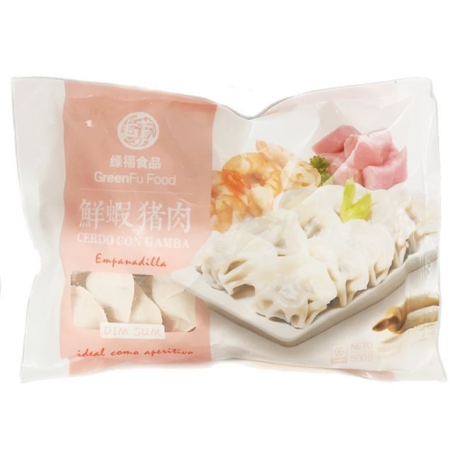 Grelhadores de porco cozinhados com camarão (GREENFU FOOD) 500g