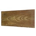 Prato retangular de porcelana 28x14cm "Wood Look"
