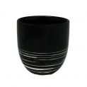Taza Té 8x8cm. Modelo: "Black Maru...