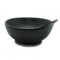 Tigela de tempurá."Preto fosco" 10cm.