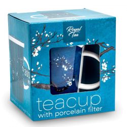 Taza com filtro e tampa