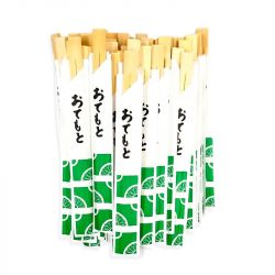 Pauzinhos de bambu com...