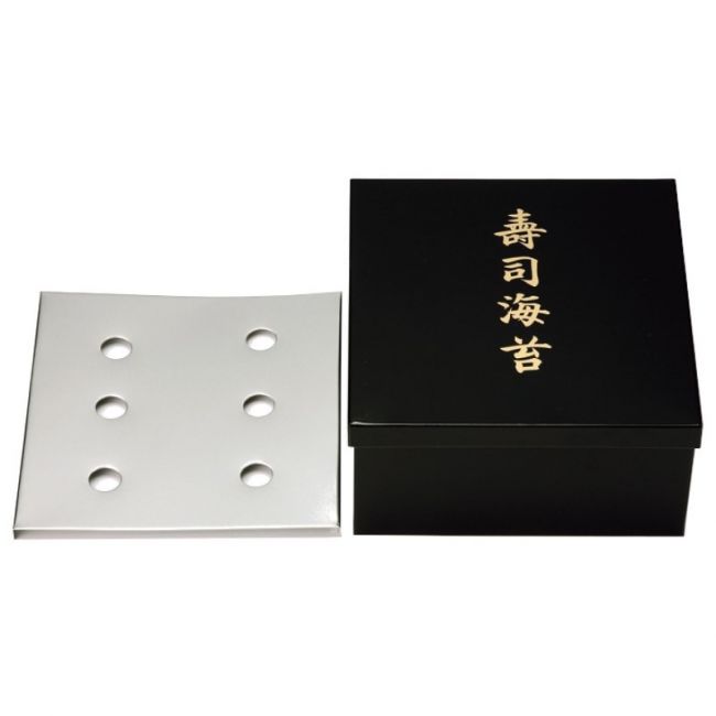 CAIXA DE ALGAS NORI 22,5x22x11CM "preta"