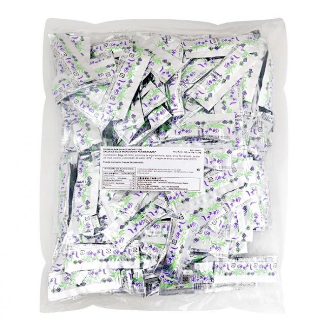 Sachê monodose de molho de soja japonês (SHIBANUMA) 250 unidades (10g)