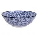 Cuenco 21cm. Modelo: "Blue waves"