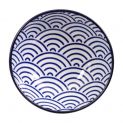 Prato de molho.9,5cm "ondas azuis"