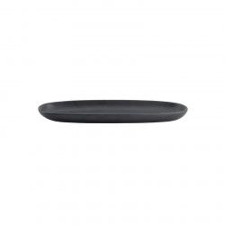 Porcelana Oval Plate "Black...