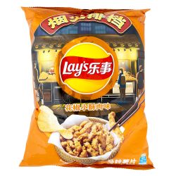 Batatas sabor frito porco para pimenta de Sichuan (LAYS) 70g Batatas sabor frito porco...