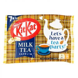 Mini Chá de Leite KitKat (NESTLE) 90g (7pcs) Mini Chá de Leite KitKat...
