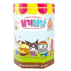 Biscoitos sabor morango yamyam (sanrio) 25g Biscoitos sabor morango...