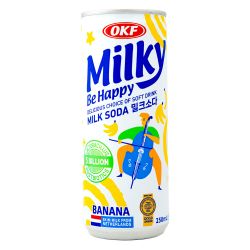 Bebida gasosa Bebida Sabor de Banana (OKF) 250ml Bebida gasosa Bebida Sabor...