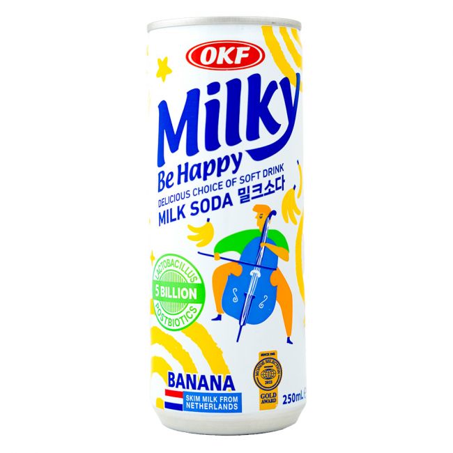 Bebida gasosa Bebida Sabor de Banana (OKF) 250ml