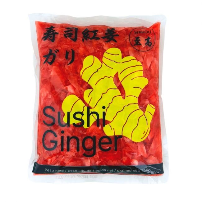 Gengibre rosa em conservas (shikou) 1.5kg