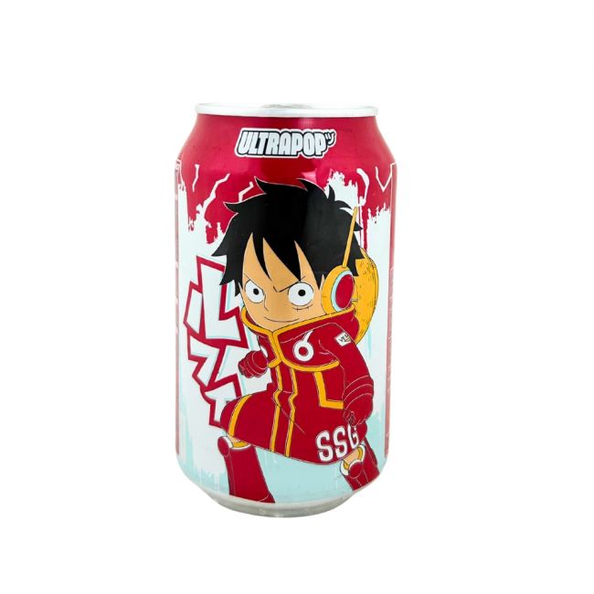 Bebida com sabor de morango e banana Luffy (ONE PIECE) 330ml