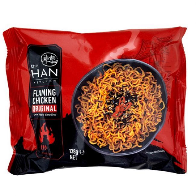 Macarrão de sabor de frango picante (cozinha hank) 138g