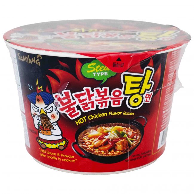 Sopa de buldak de tigela de Ramen (SAMYANG) 120g