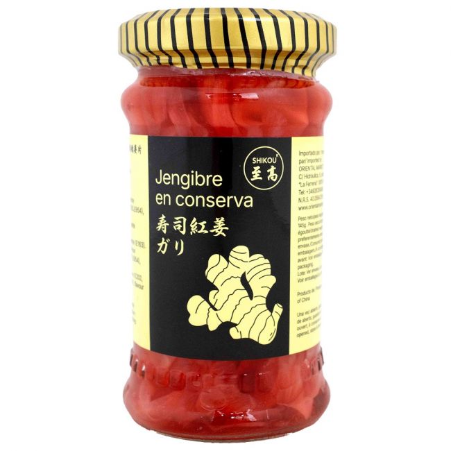 Rosa do gengibre em conservas (shikou)