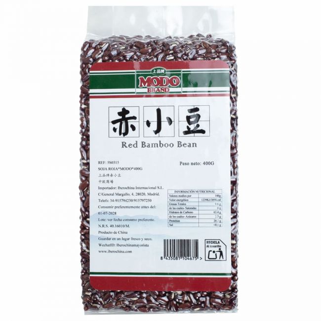 Soja roja adzuki (MODO) 400g