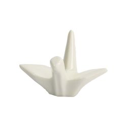 Soporte para palillos "Grulla blanca"