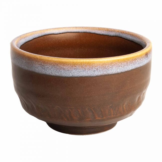 Cuenco para te de porcelana 12x8cm "Chocolate"