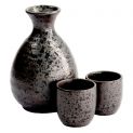 Sake set "grafite"