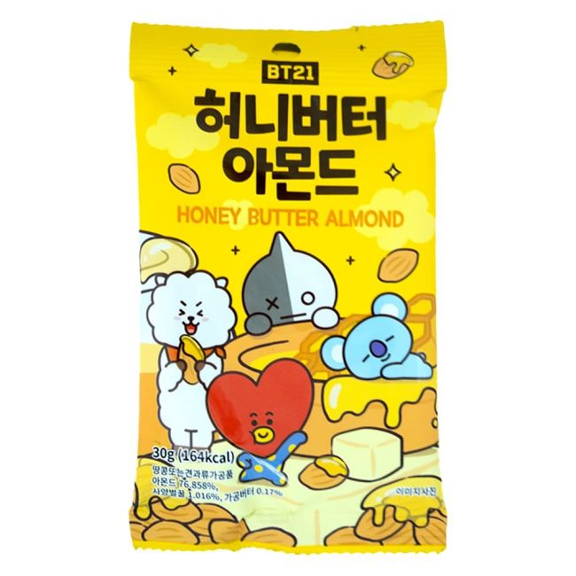 Almendra con sabor a maíz horneado miel butter 30g