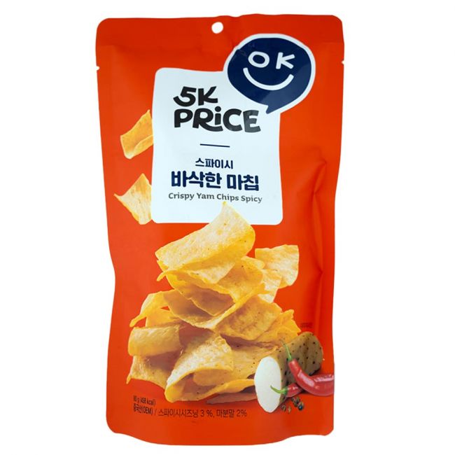 Chips de sabor picante de yam (Huang Laowu) 80g