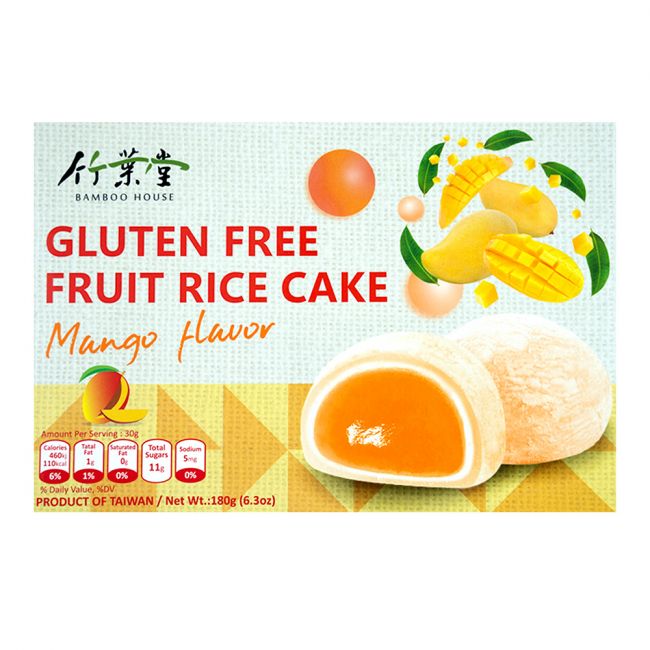 Mochi Sem glúten Mango (Casa de Bambu) 180g (6UDS)