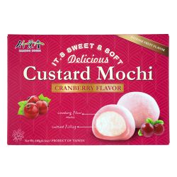 Mochi de cranberry vermelho...