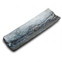 Placa retangular 33x10,5CM. Modelo: "enxerto-azul"