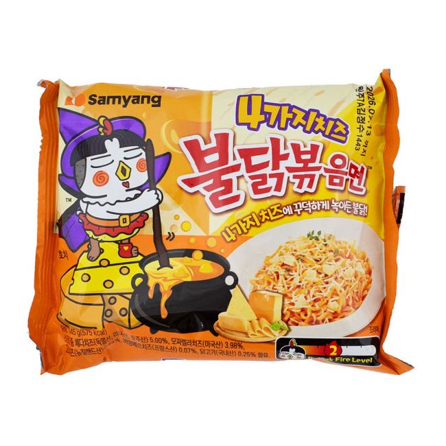 Ramen buldak 4 queso multi (SAMYANG) 145g