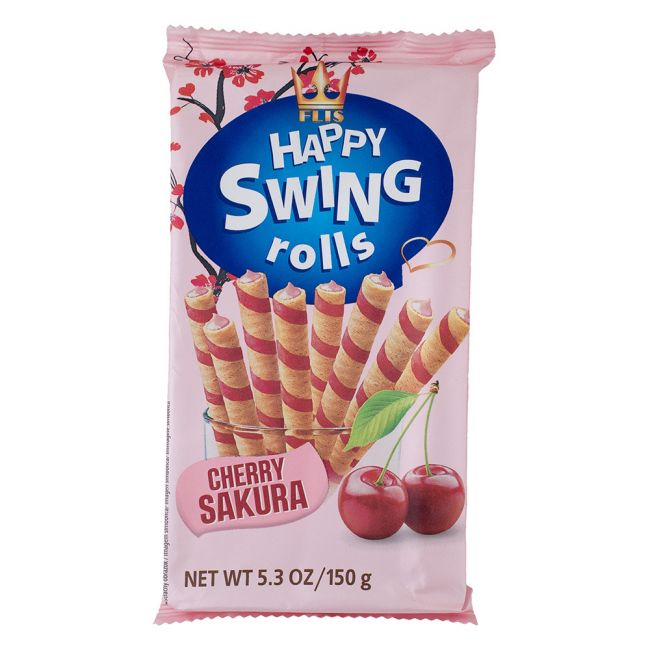 Barquillo relleno sakura cherry (FLIS) 150g
