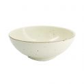 Placa de porcelana redonda "shirogesho" (21x5cm)