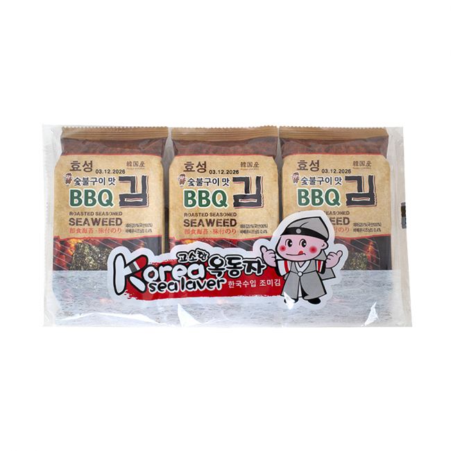 Alga snack sabor BBQ (OCK DONG JA) 4.5g