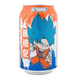 Bebida com sabor a gás Morango Goku (Dragon Ball Super) 330ml