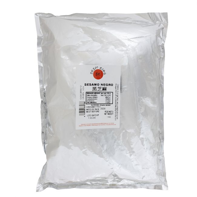 Gergelim preto torrado (SUSHI KING) 1kg