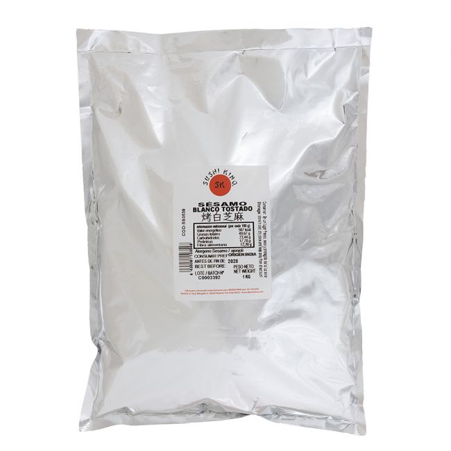 Gergelim branco torrado (SUSHI KING) 1kg