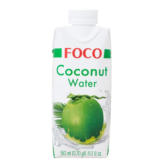 Tijolo de água de coco 100% natural (foco) 330ml
