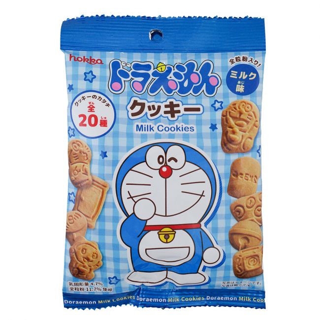 Biscoitos de leite Doraemon (HOKKA)