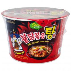 Sopa de buldak de tigela de...