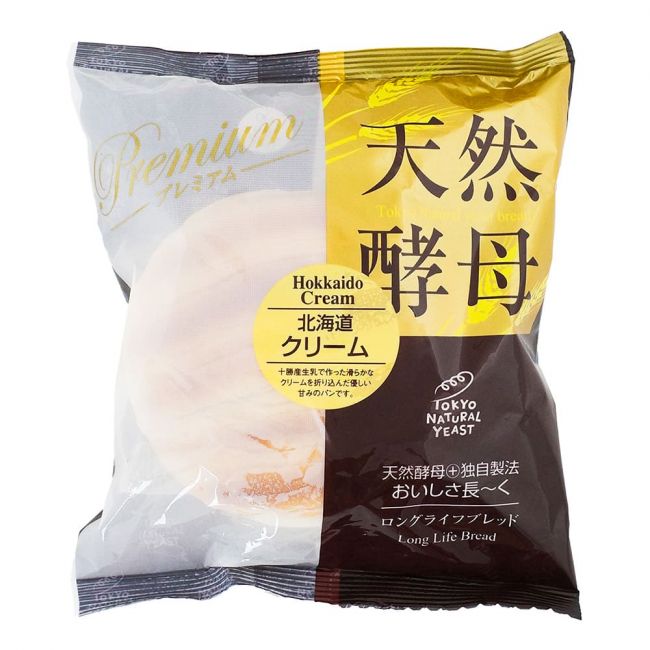Pão de levedura natural com creme de Hokkaido 95g