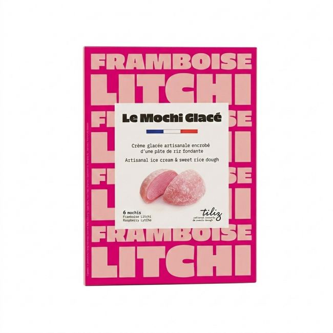 Gelado de framboesa e lichia (tiliz) ... 210g