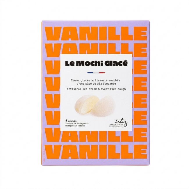 Sorvete de baunilha Mochi (Tiliz) 210g