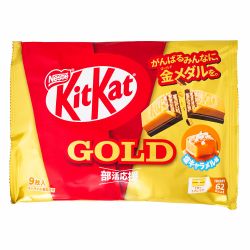 Kitkat s/caramelo salado chocolate (NESTLE) 104,4g (9p)